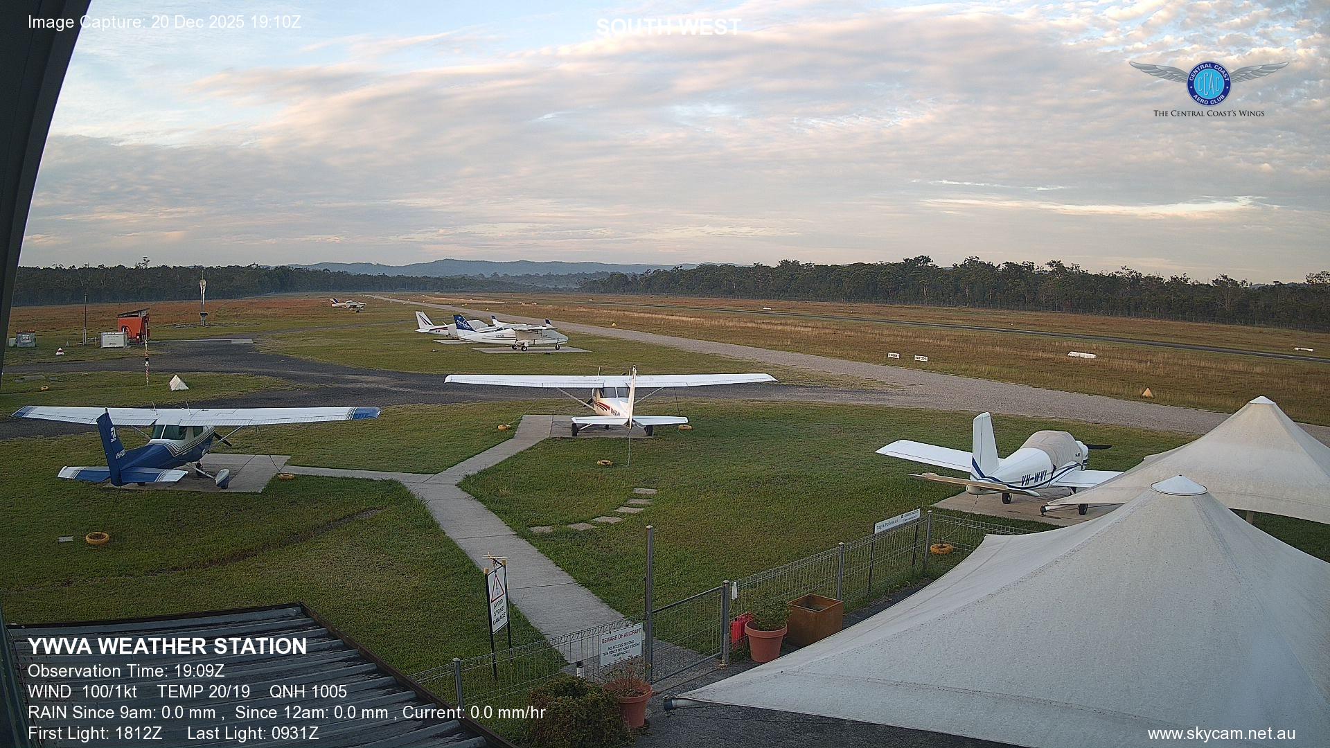 Warnervale aerodrome wx cams