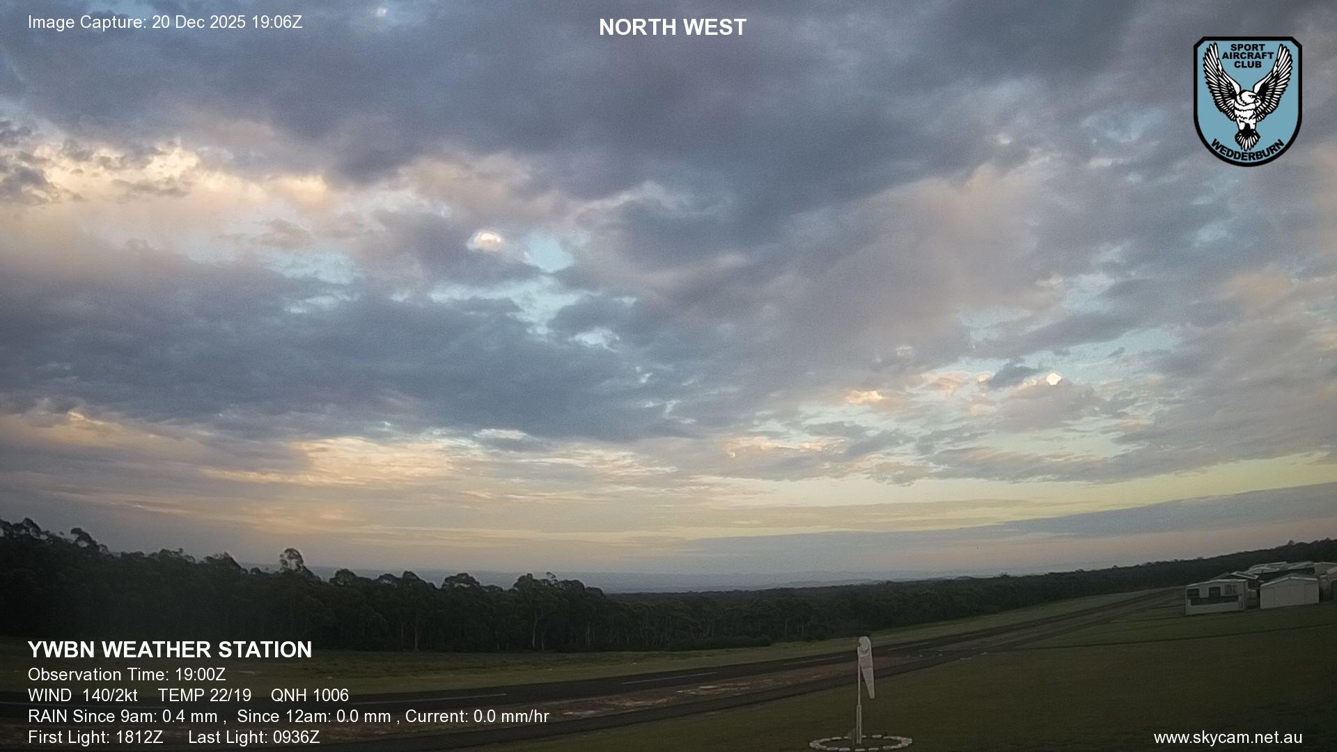 Wedderburn Aerodrome wx cams
